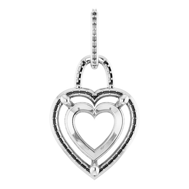 Accented Halo-Style Pendant