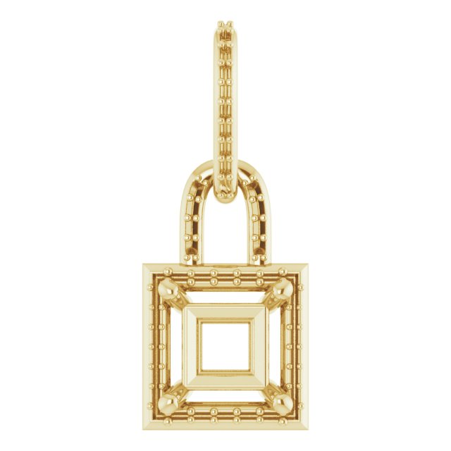 Accented Halo-Style Pendant