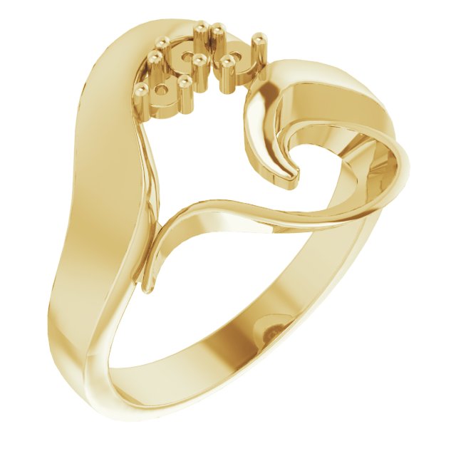 Family Heart Ring
