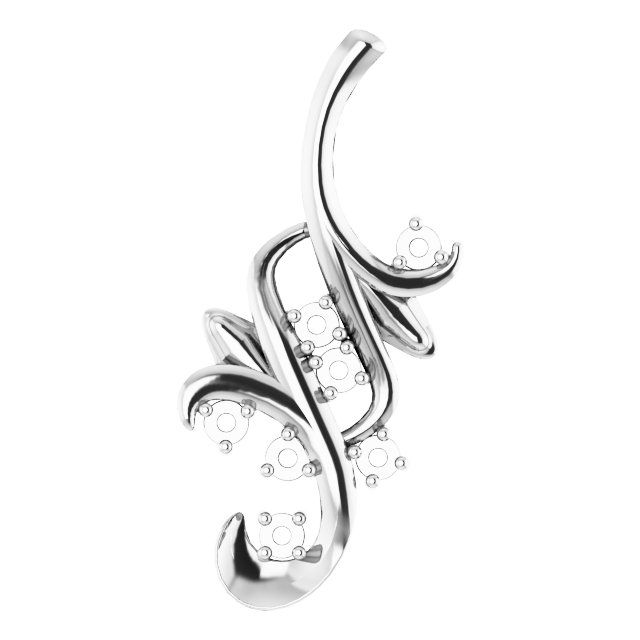 Family Floral Pendant