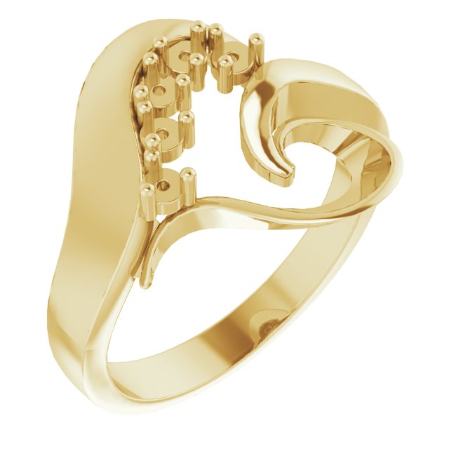 Family Heart Ring