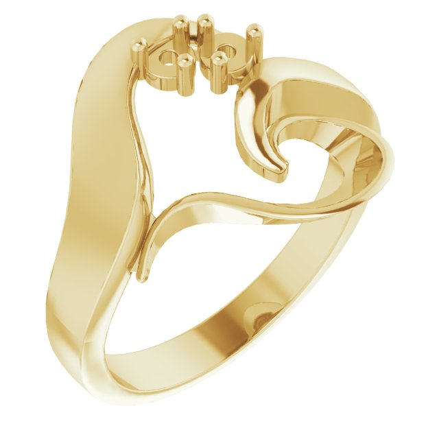 Family Heart Ring