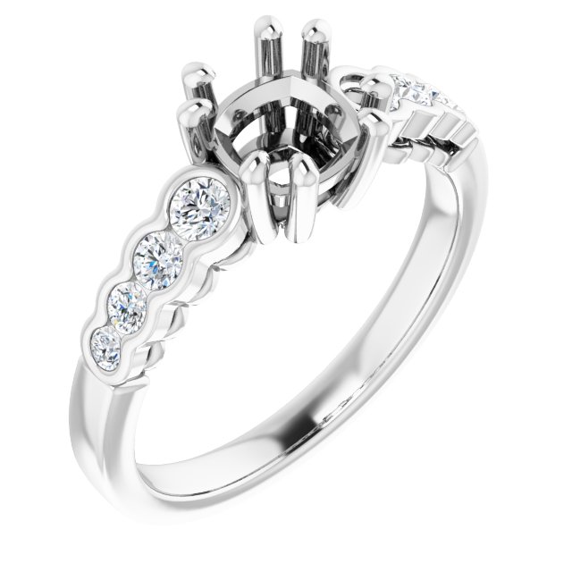 14k White Gold