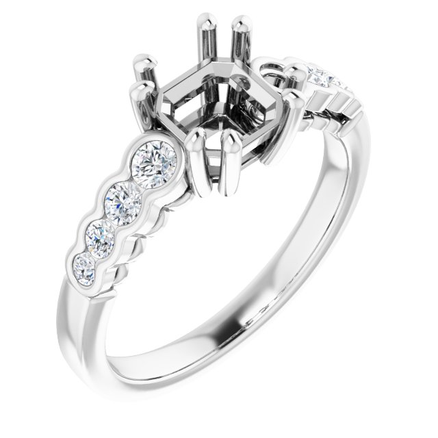 14k White Gold