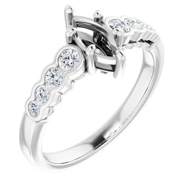 14k White Gold