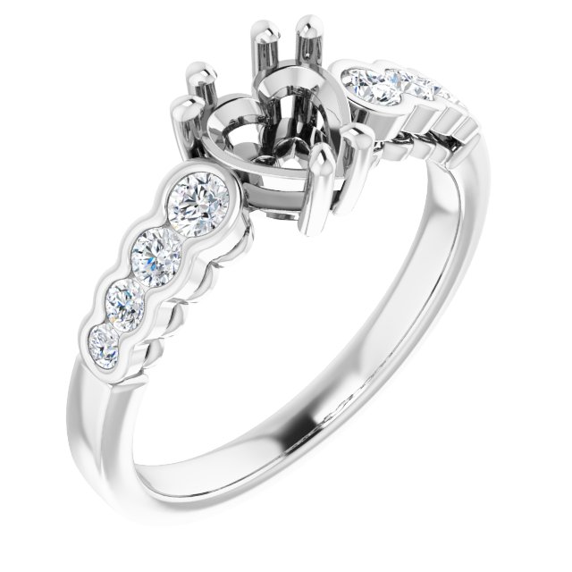 14k White Gold