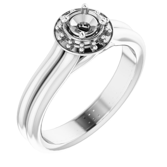 Halo-Style Engagement Ring