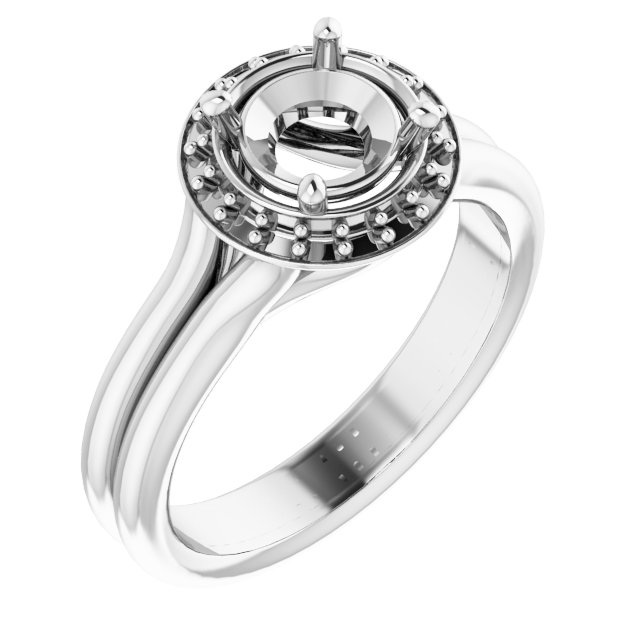 Halo-Style Engagement Ring