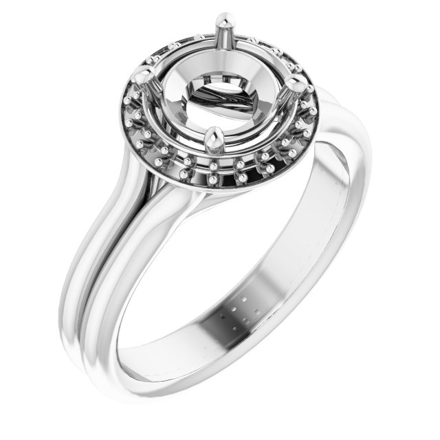 Halo-Style Engagement Ring