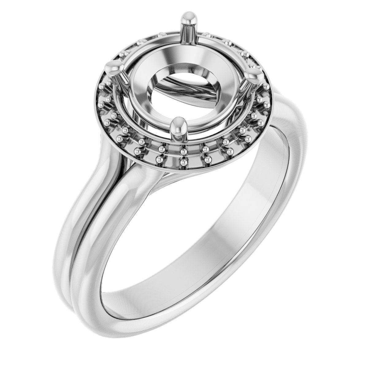 Halo-Style Engagement Ring