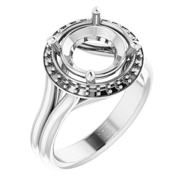 Halo-Style Engagement Ring