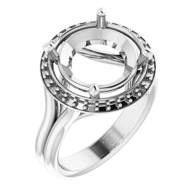 Halo-Style Engagement Ring