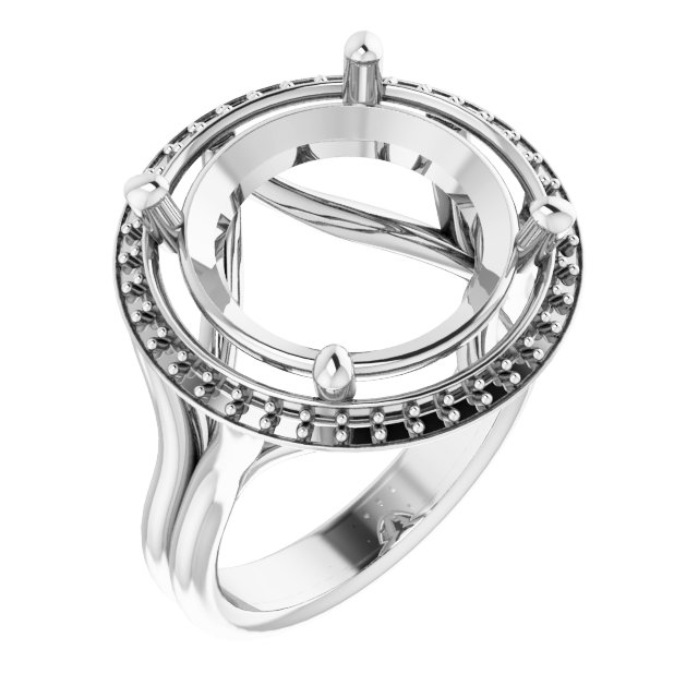 Halo-Style Engagement Ring
