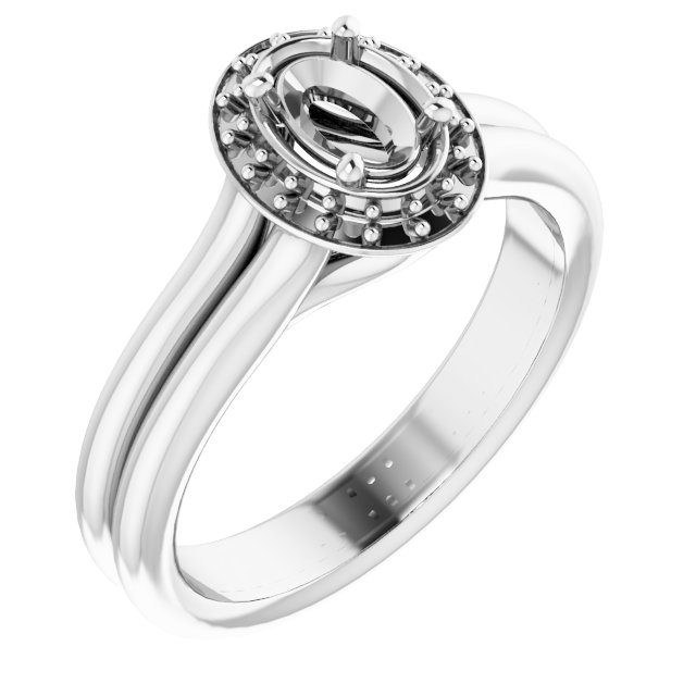 Halo-Style Engagement Ring
