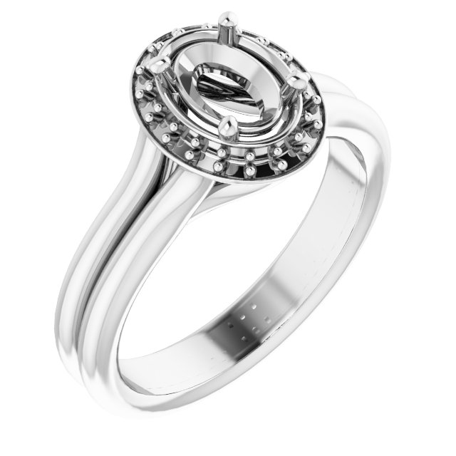 Halo-Style Engagement Ring