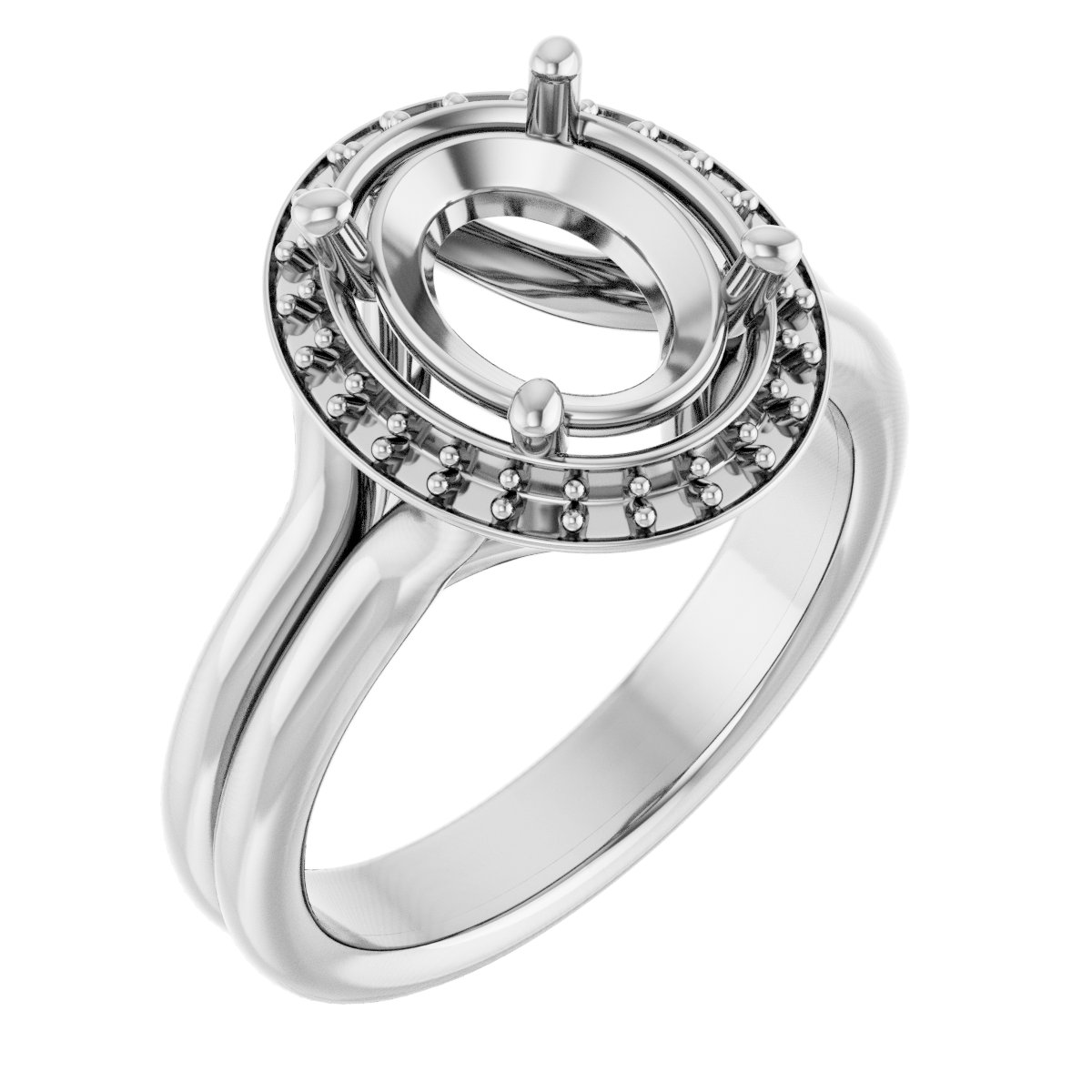 Halo-Style Engagement Ring