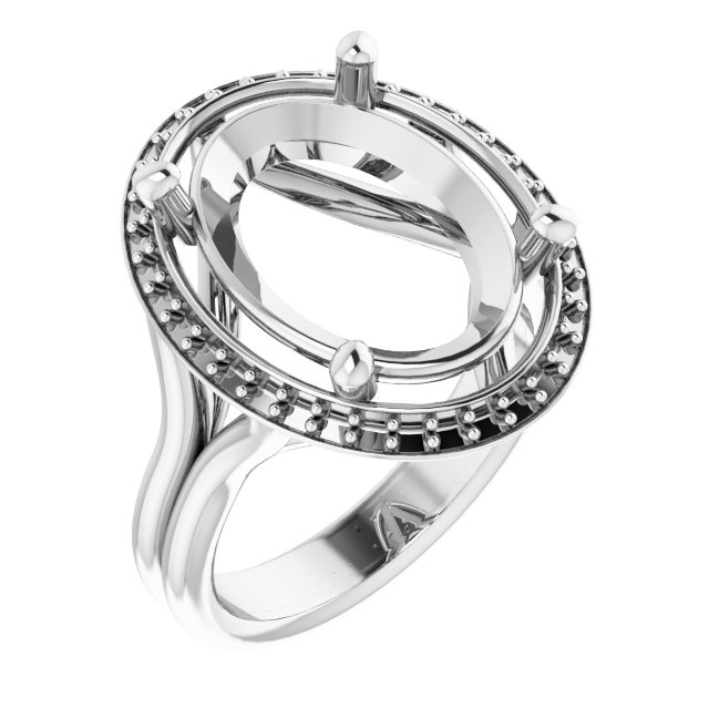 Halo-Style Engagement Ring