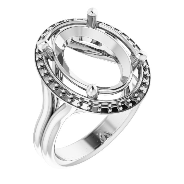 Halo-Style Engagement Ring