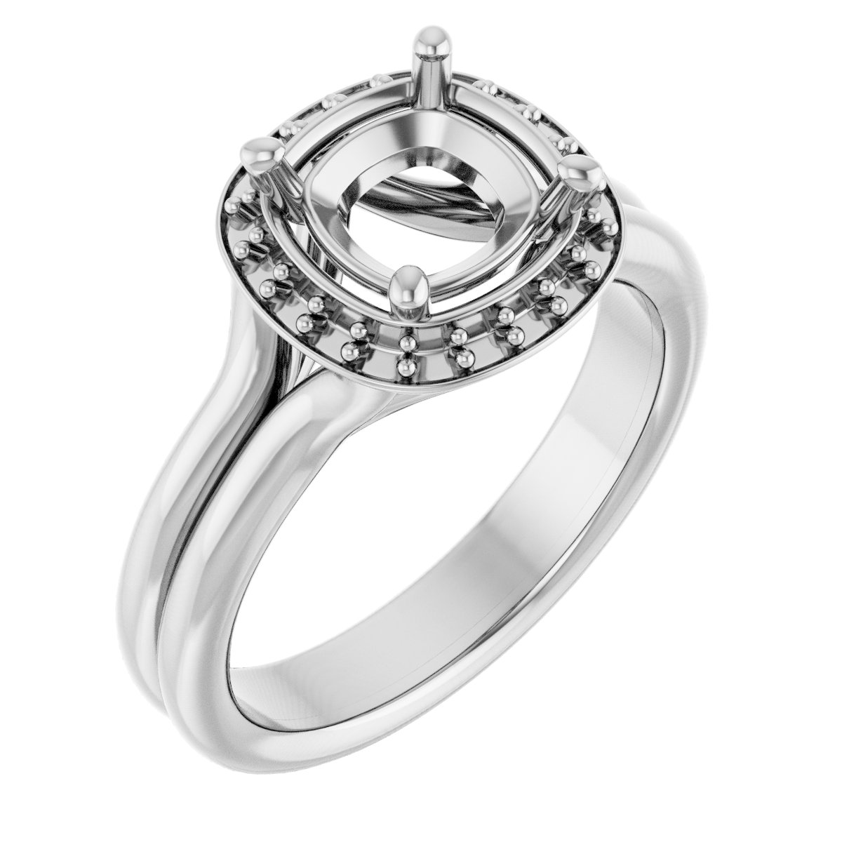 Halo-Style Engagement Ring