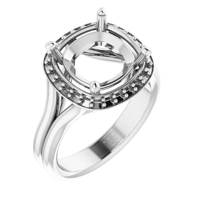 Halo-Style Engagement Ring