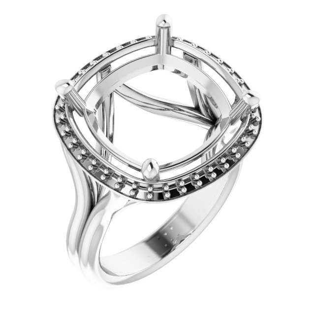 Halo-Style Engagement Ring