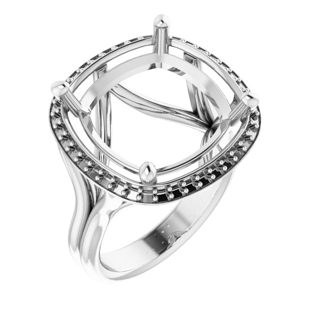 Halo-Style Engagement Ring