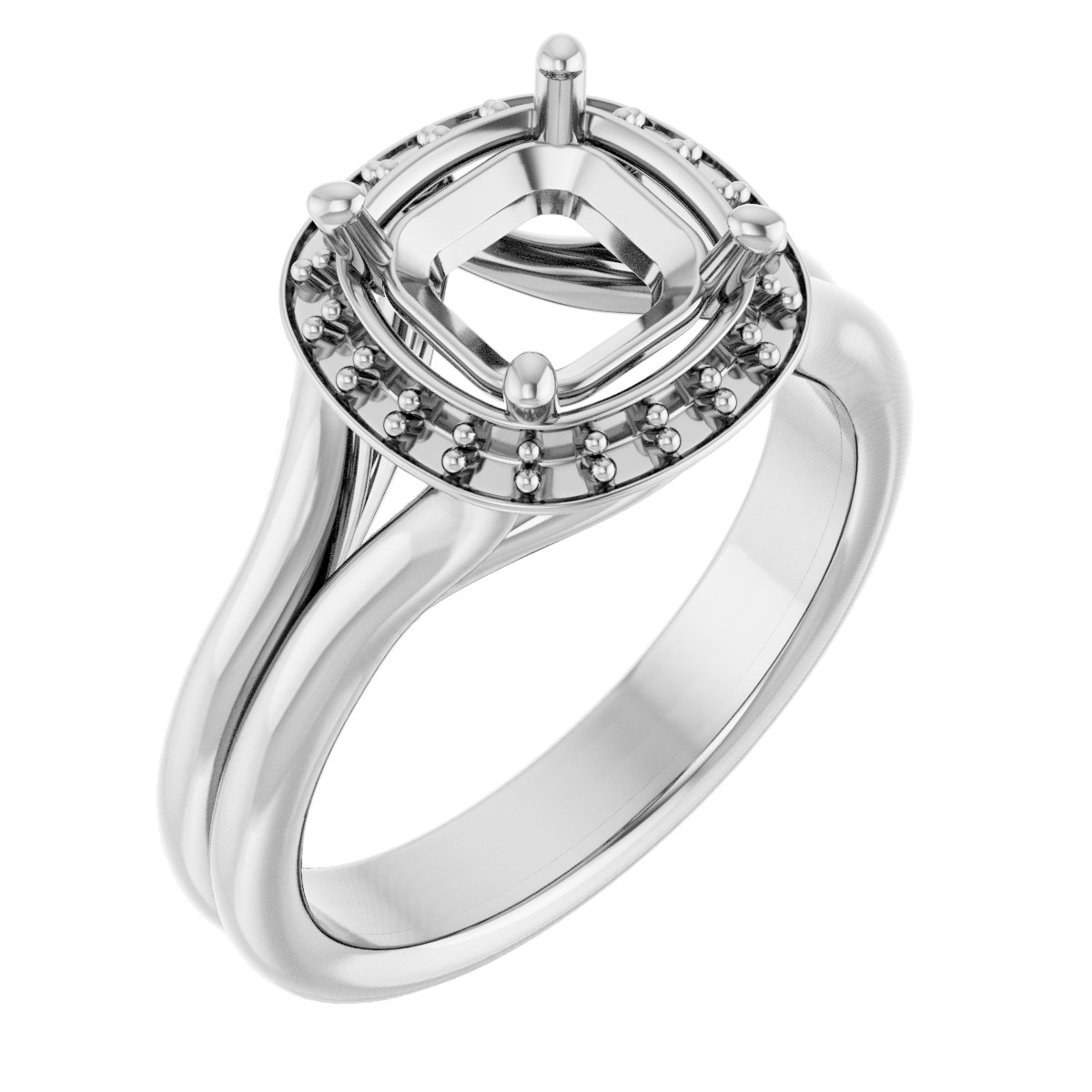 Halo-Style Engagement Ring