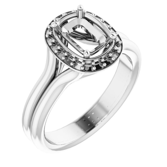 Halo-Style Engagement Ring
