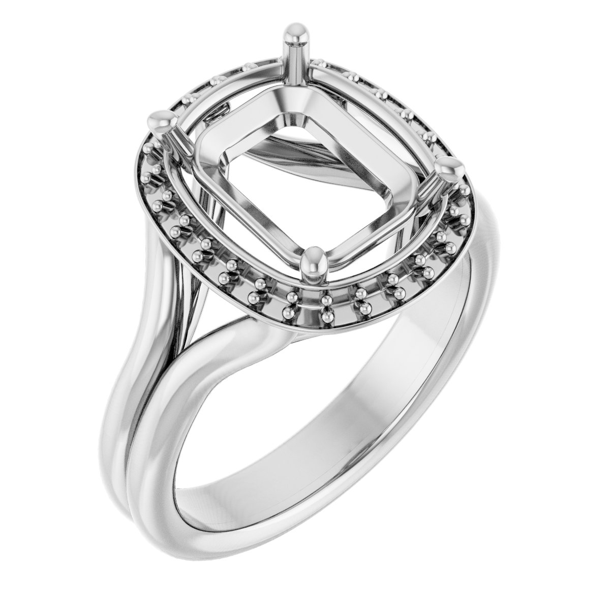 Halo-Style Engagement Ring
