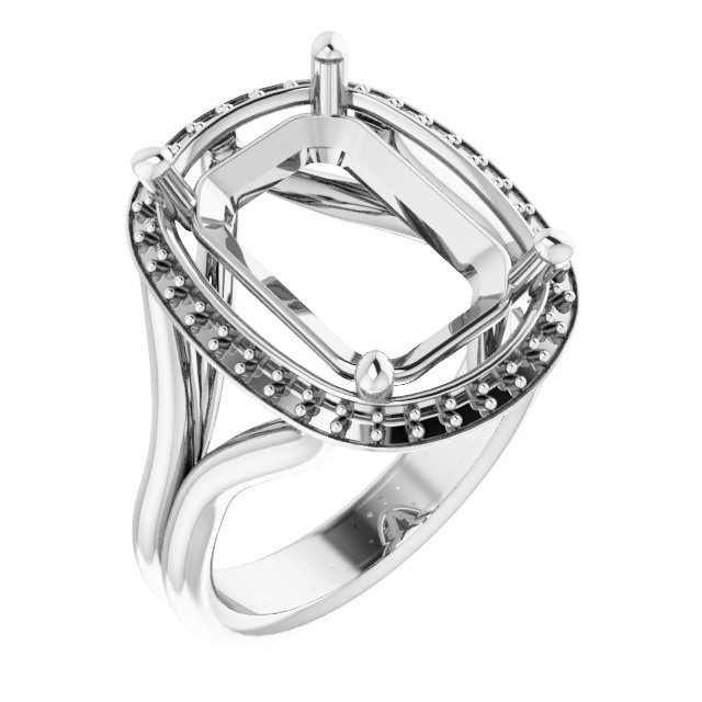 Halo-Style Engagement Ring