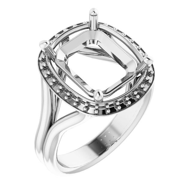 Halo-Style Engagement Ring