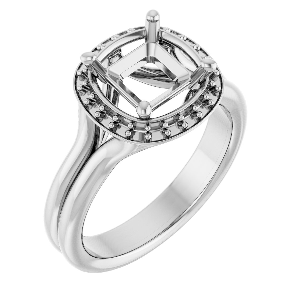 Halo-Style Engagement Ring