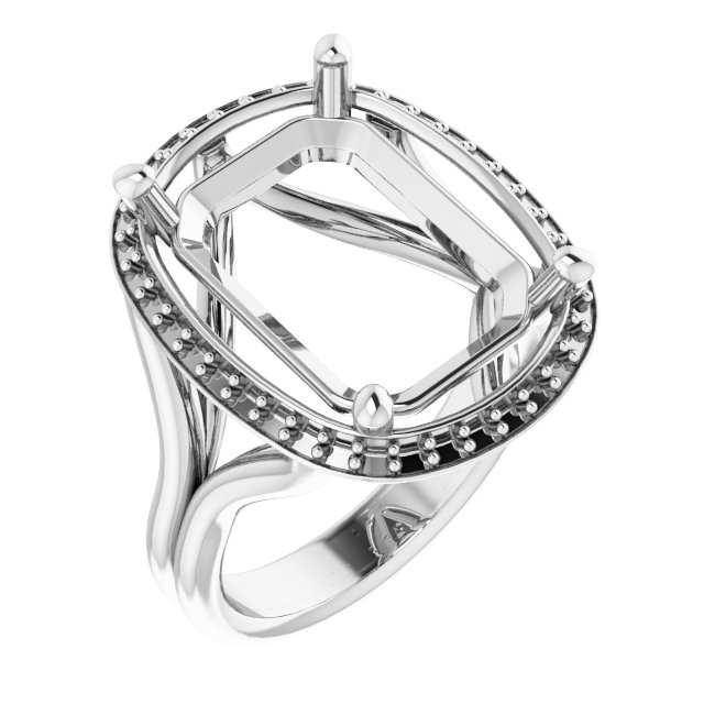 Halo-Style Engagement Ring