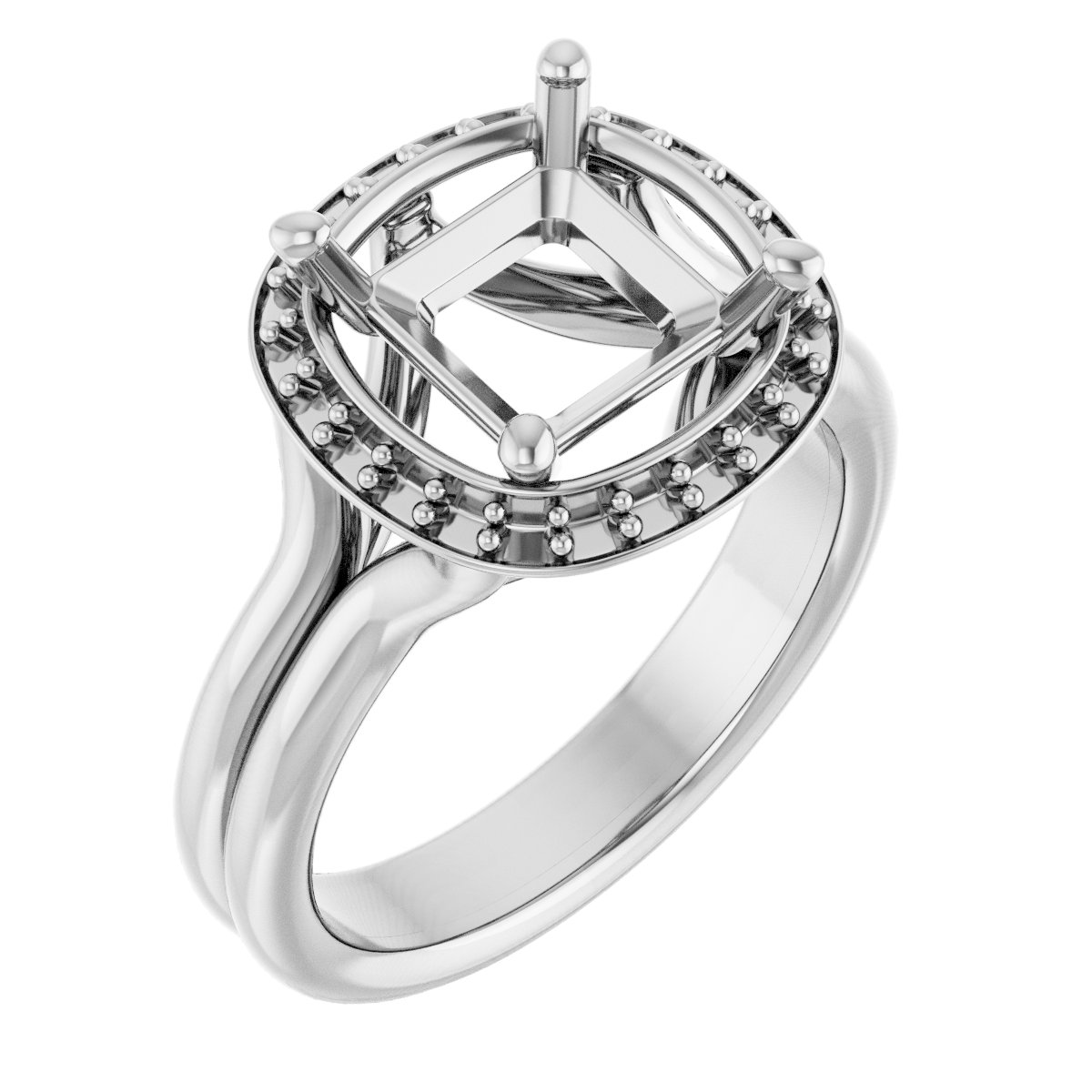 Halo-Style Engagement Ring