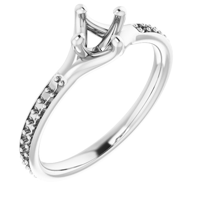 Accented Engagement Ring