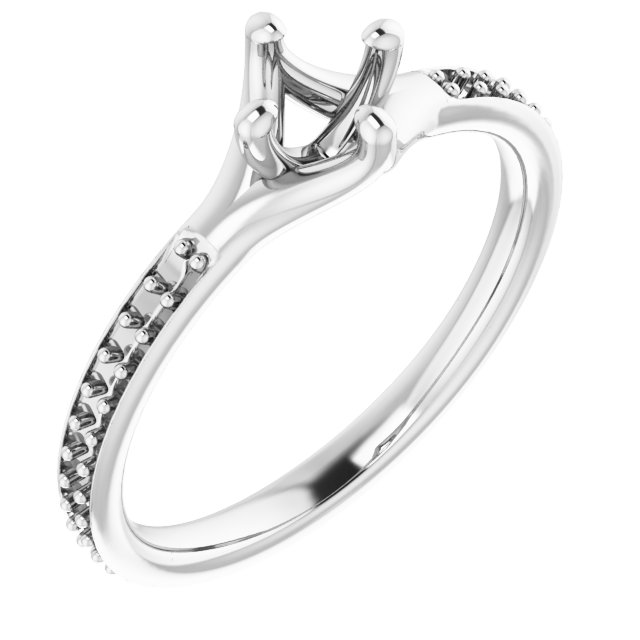 Accented Engagement Ring