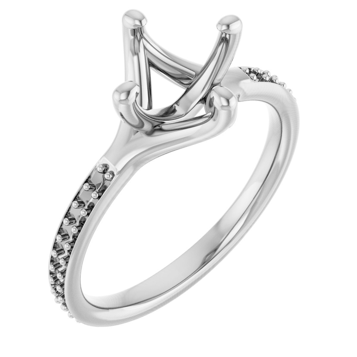 Accented Engagement Ring