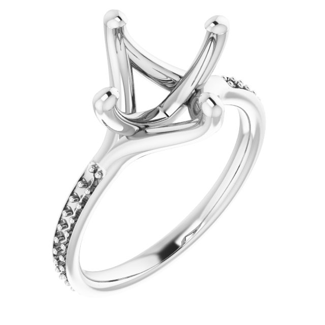 Accented Engagement Ring