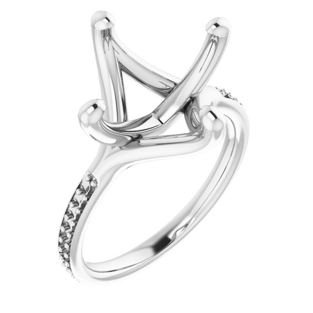 Accented Engagement Ring