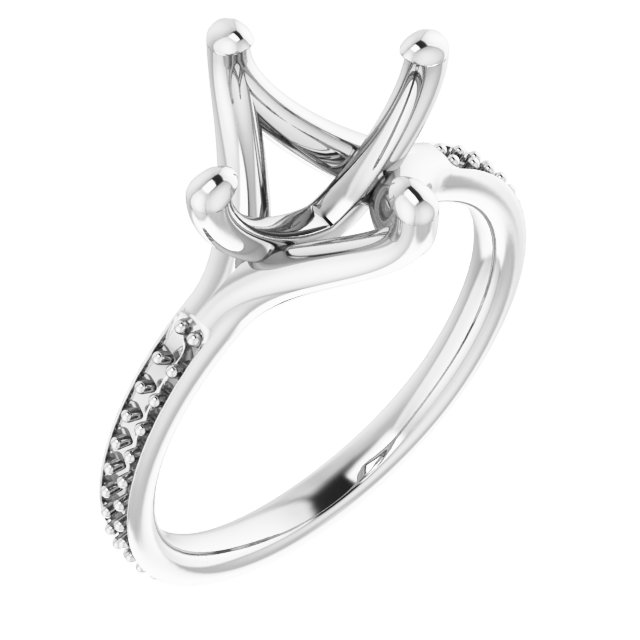 Accented Engagement Ring