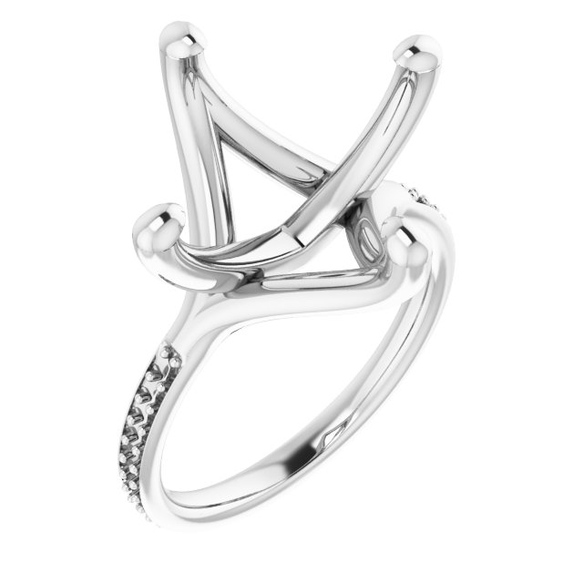 Accented Engagement Ring