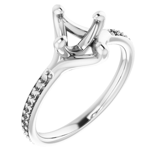Accented Engagement Ring