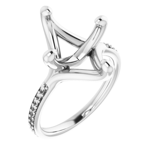 Accented Engagement Ring