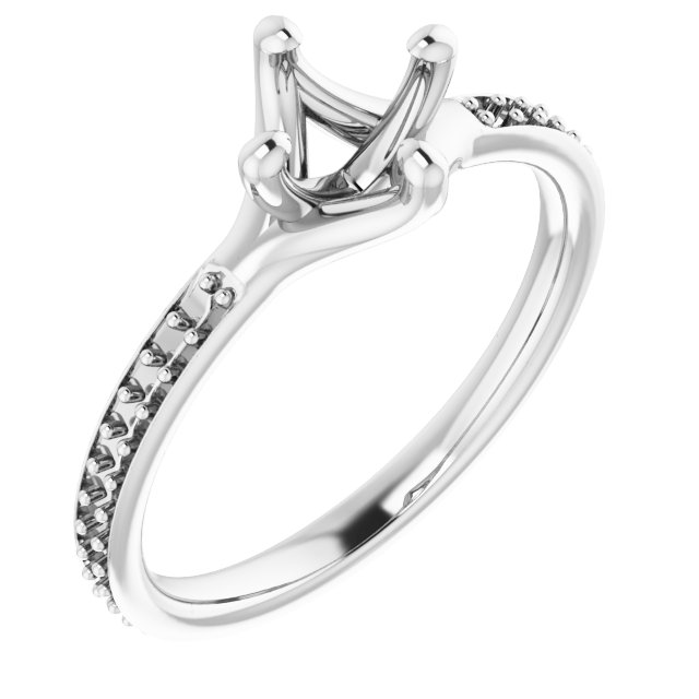 Accented Engagement Ring