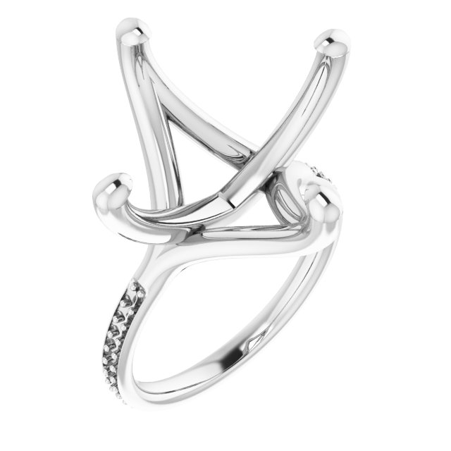 Accented Engagement Ring