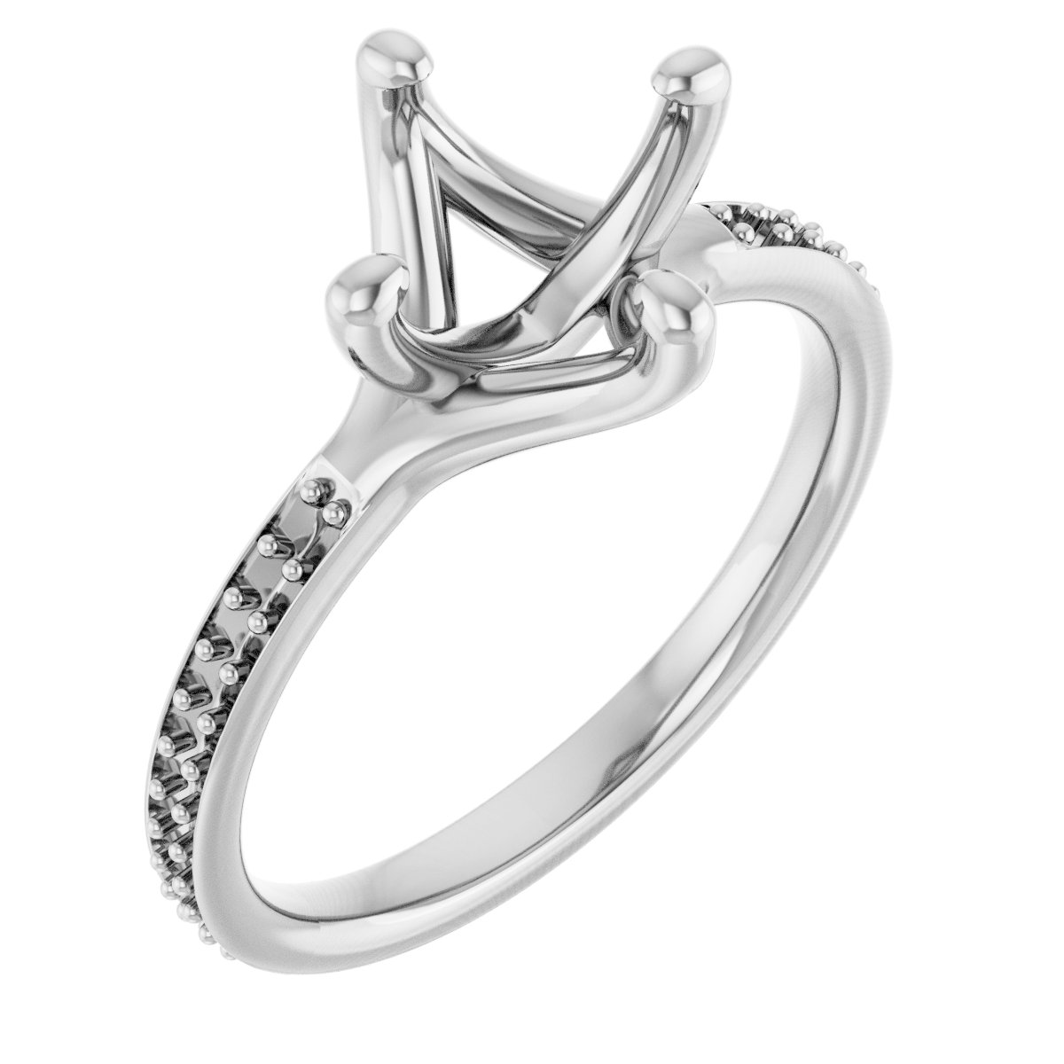 Accented Engagement Ring