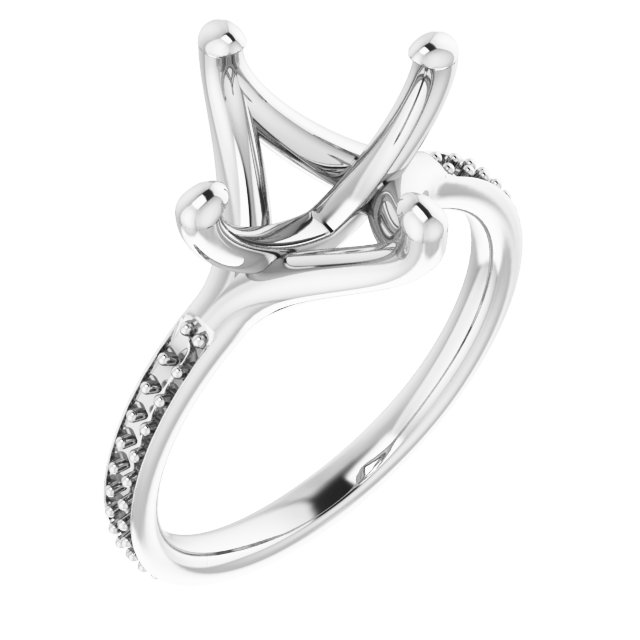 Accented Engagement Ring