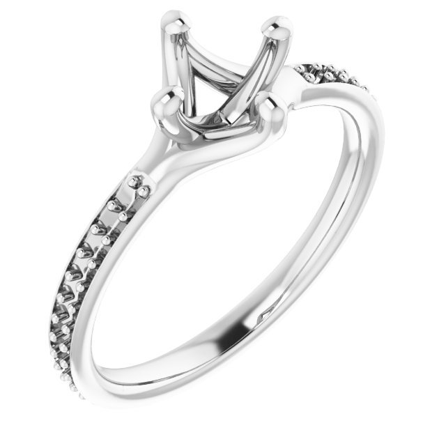 Accented Engagement Ring