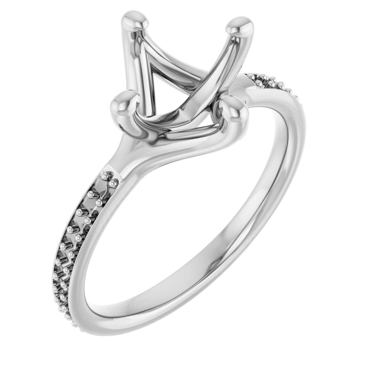Accented Engagement Ring
