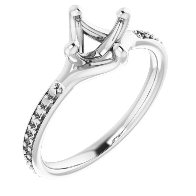 Accented Engagement Ring